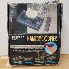 Sharp Z-HC1 Handy Copier Vintage Portable Handheld Scanner Printer Boxed Complet picture