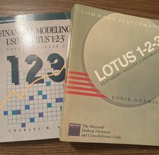 Lotus 1-2-3 Command Performance and Financial Modeling 1986 VG Computer PC picture