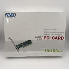 New SMC Networks Wired EZ Card PCI Card 10/100 MBPS SMC1255TX-1 PCI BUS MASTER picture