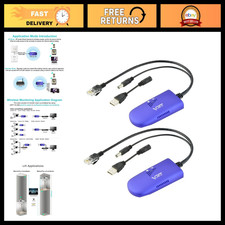 Mini 2.4GHz WiFi Bridge Repeater Hotspot Extender Signal Booster RJ45 Male DC US picture