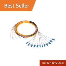 fyboptwu 12-Strand LC OS2 Fiber Pigtail 1.2m, 1-Pack picture