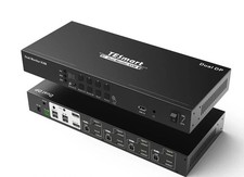 TESmart 4 Port Dual Monitor KVM Switch DisplayPort 4K60Hz - BOX ONLY Empty Box picture