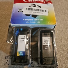 Canon PG-295 Black/CL-286 Tricolor Genuine Ink Value Pack (2 Cartridges) picture