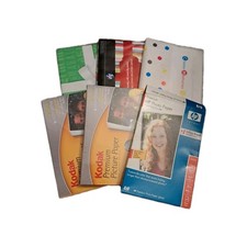 Lot Of 6 Packs Of Picture Printer Paper 4x6 155 Sheets Total Kodak HP Open Box  picture