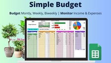 Simple Budget Planner Template Google Sheets | Personal Finance Tracker 2026 picture