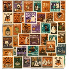 100 Pcs Halloween Party Stickers 2 to 3.5 Inch picture