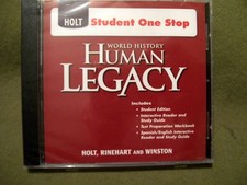 Holt Student One Stop World History Human Legacy CD-ROM picture