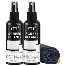 Versatile 2-Pack Screen Cleaner with 100ml Sprays & Microfiber - Ideal for Home picture