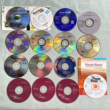 Microsoft MSDN PC CD Software Visual Basic C++ C# Now VBscript Studio Developer picture