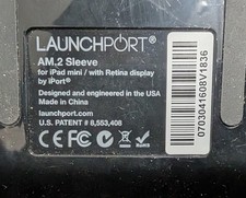 iPort LaunchPort AM.2 Charging Protective Sleeve Case for iPad Mini 123 Black picture