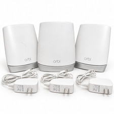 NETGEAR Orbi RBK753 AX4200 Tri-Band Mesh WiFi 6 System 3-Pack RBR750 + 2 RBS750 picture