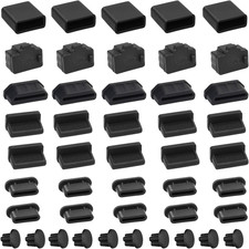USB Port Cover Silicone USB Port Protection Caps Dust Plug for USB C, 3.5Mm picture