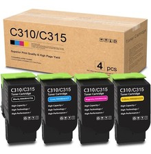 C310 / C315 High Capacity Toner Cartridge Set (4-Pack, BK/C/M/Y) picture