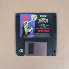 Vintage X-COM Terror from the Deep Demo 3.5” Floppy Disk PC Game 1995 picture