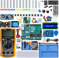 Arduino Uno R3 Starter Kit 200+ Components 34 Projects Multimeter Breadboard picture