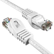 20 PCS 15ft Cat5e  Patch Cord Cable Ethernet Internet Network LAN RJ45 UTP White picture
