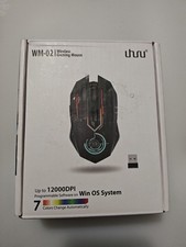 UHURU 2.4G Wireless Rechargeable Gaming Mouse Mice with 6 buttons WM-02 Tested picture