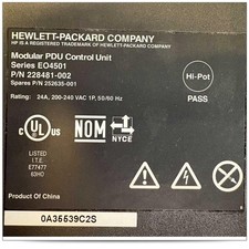 HP 24A PDU 228481-002 EO4501 with PDU Extensions and Accessories, Complete picture