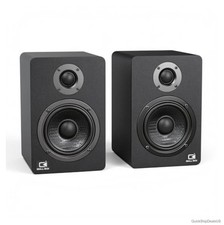 Computer Speakers 60W Powered 2.0 Stereo Bluetooth USB-C DAC Optical AUX Black picture