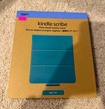 Amazon Kindle Scribe Plant Based Leather Folio Cover Jade Factory Sealed picture