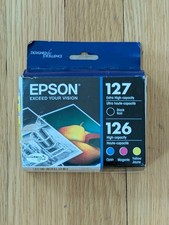 Epson 127 & 126 Durabrite Ultra Ink Black & Color 4 Ink Cartridges - Open Box picture
