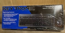 Key Tronic Keytronic KT800PS2 104-Key Mechanical Keyboard Black NIB Sealed picture