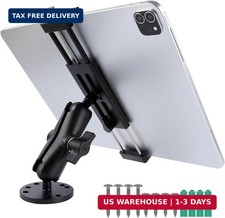 All-Aluminum Car Tablet Holder with Heavy Duty Drill Base picture