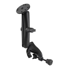 RAM-B-121U-C  RAM Double Ball Yoke Clamp Mount with Round P... picture