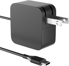 65W USB C Charger Compatible with MacBook Pro, Dell, HP, Lenovo Laptops & Phone picture