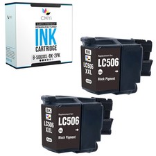 2-Pack Compatible CMYi LC506XXLBK Ink Cartridges fit Brother MFC-J4555DW picture