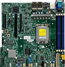 Supermicro MBDX13SCHLN4FO MicroATX Motherboard LGA1700 DDR5 Retail Box picture