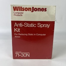 Vintage Wilson Jones Computer Products 71-30N Anti-Static Spray Kit SEALED picture