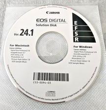 CANON EOS DIGITAL SOLUTIONS DISK Ver. 24.1 OEM SOFTWARE CD-ROM C53-0094-03 picture
