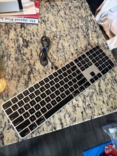 Apple Magic Keyboard Touch ID Numeric Keypad A2520 Black Keys MMMR3LL/A picture