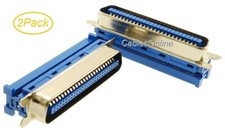 2-Pack Centronics 50-Pin IDC Type Male CN50 Crimp Connector for Ribbon Cable  picture