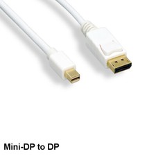 KNTK 6ft Mini DisplayPort to DisplayPort Cable 32 AWG 4K HD MiniDP to DP Cord picture