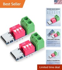 6PCS USB-C PD/QC Fast Charge Trigger Module & Decoy Board - Dual-Port Voltage... picture