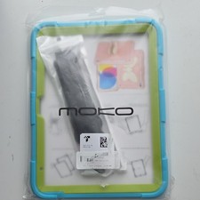 MoKo Shockproof Silicone Rubber Case for Apple iPad 9.7 in, Blue/Green picture