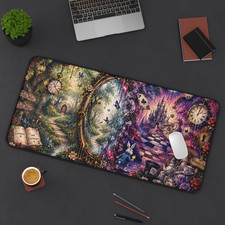 Through the looking Glass Desk Mat | Alice in Wonderland picture