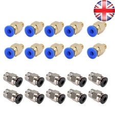 20x PC4-M10 + PC4-M6  Straight Pneumatic Fitting Push Connector for 3D Printer picture