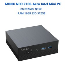 MINIX NEO Z100-Aero Intel N100 mini pc RAM 16GB SSD 512GB Windows 11 pro home pc picture