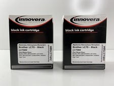 Lot of 2 Innovera Remanufactured LC75BK High-Yield Ink Black  picture