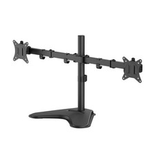 SIIG 13-27 Articulated FREESTANDING Dual Monitor Desk Stand black picture