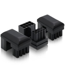 EZDIYFAB GPU VGA PCIe 8 Pin U Turn 180 Degree Angle Connector Power Adapter B... picture