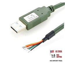 USB to RS232 Wire End Serial Cable FT232R USB COM Port Bare Wire Compatible picture