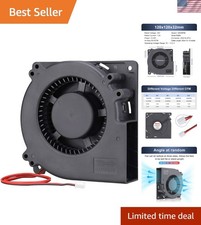 120mm High Airflow 12V DC Brushless Blower Fan for Gaming & Multimedia Devices picture