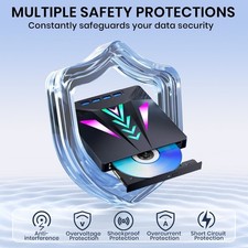 Blu-ray multi-function external optical drive DVD burner 7-in-1USB/TYPE external picture