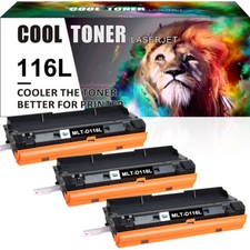 3 x MLT-D116L Laser Toner Cartridges for Samsung SL-M2835DW M2885FW M2625D M2676 picture