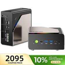 GMKtec EVO-T2S AI Mini PC Intel Core Ultra X7 358H 64GB LPDDR5X RAM 1TB SSD W11P picture