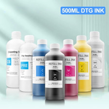 500ml DTG Ink For DX5 DX6 DX7 TX800 I3200 L1800 R1900 R3000 9600 F2000 F2100 picture